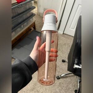 Brita 26oz Blush Pink Plastic Water Bottle With Filter